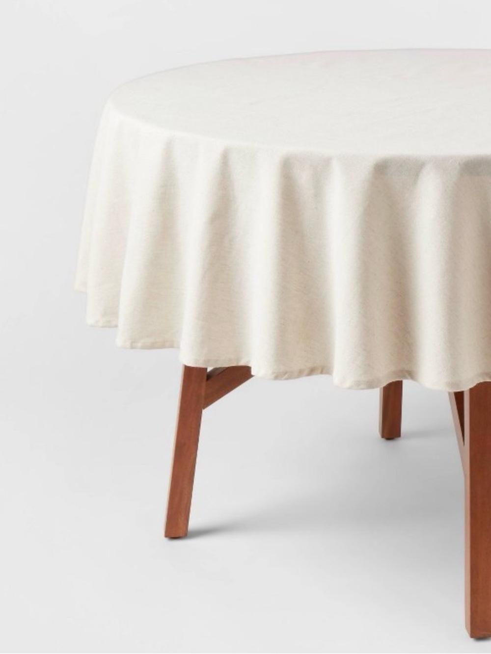 70” Round Linen Tablecloth